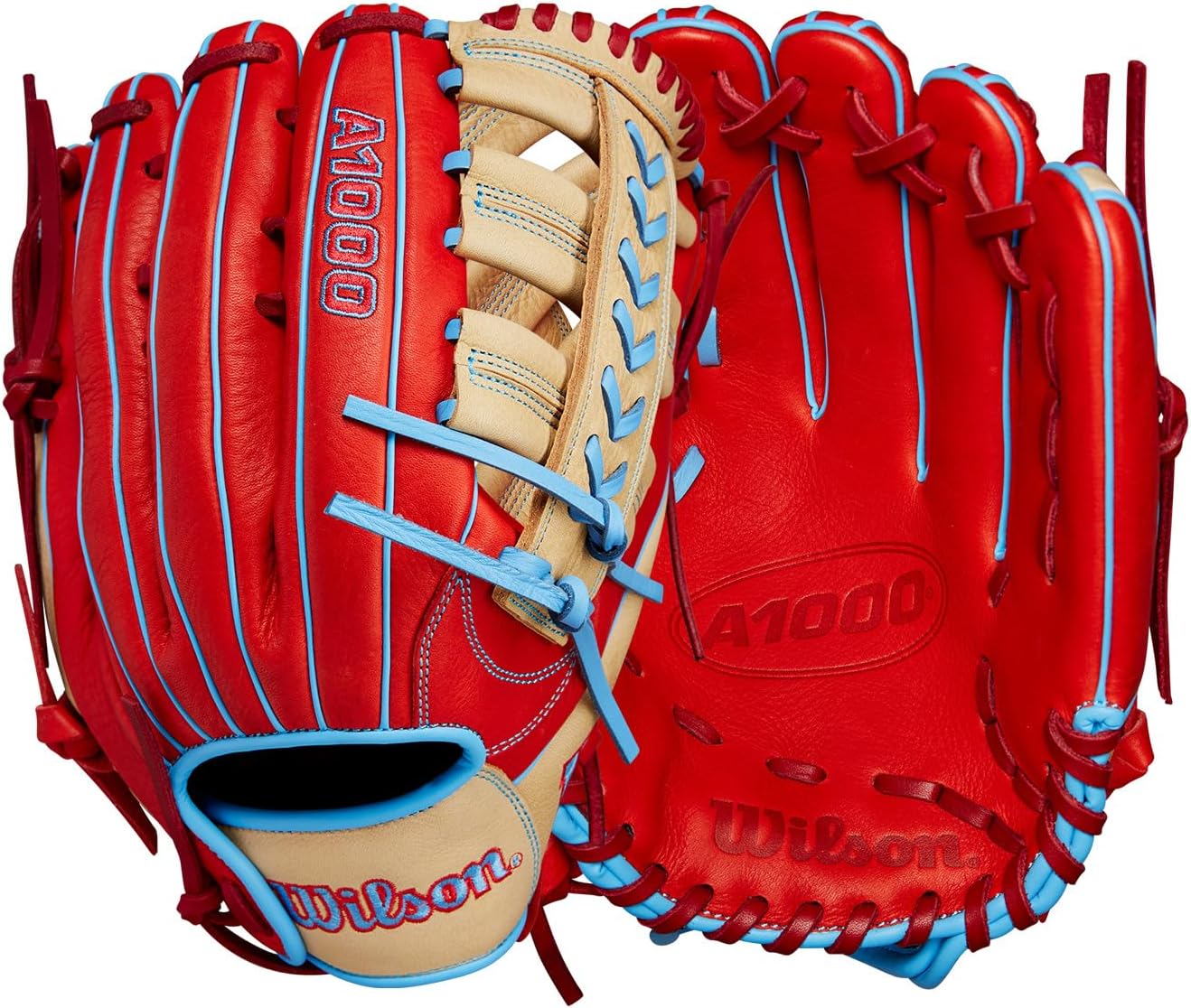 WILSON 2024 A1000 Outfield Baseball Gloves 12.25″ and 12.5″(Silver